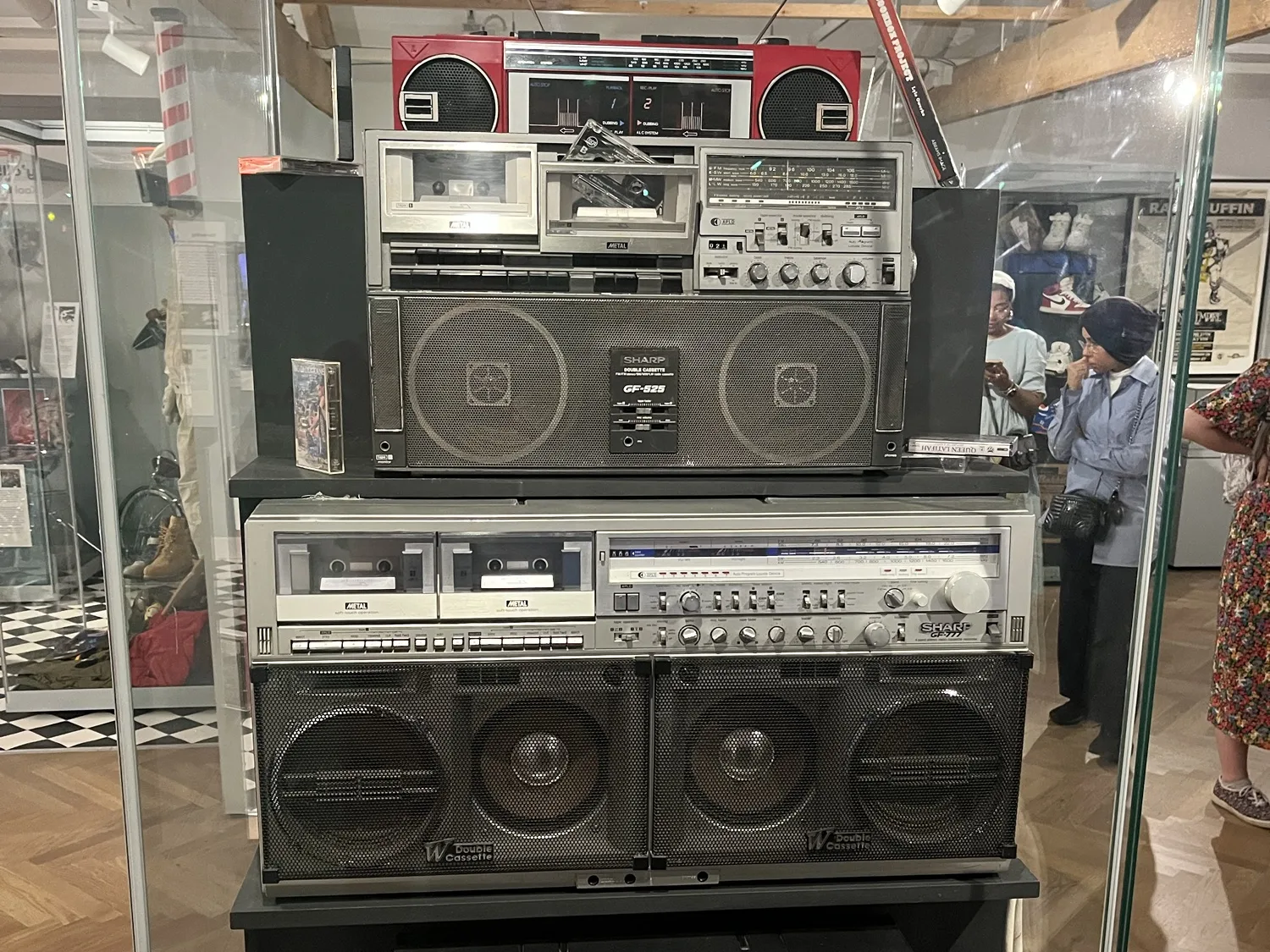 Boomboxes at the Leeds City Museum