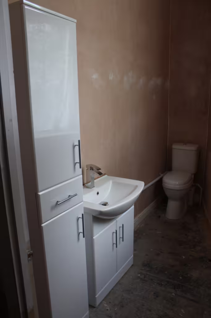 A photo of our new downstairs bathroom