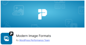 A screenshot of the Modern Images Format plugin in the WordPress plugin directory