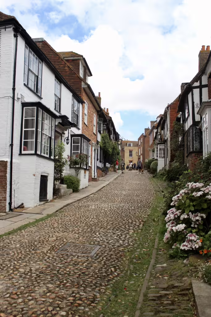 A view of a street in the town of Rye in East Sussex