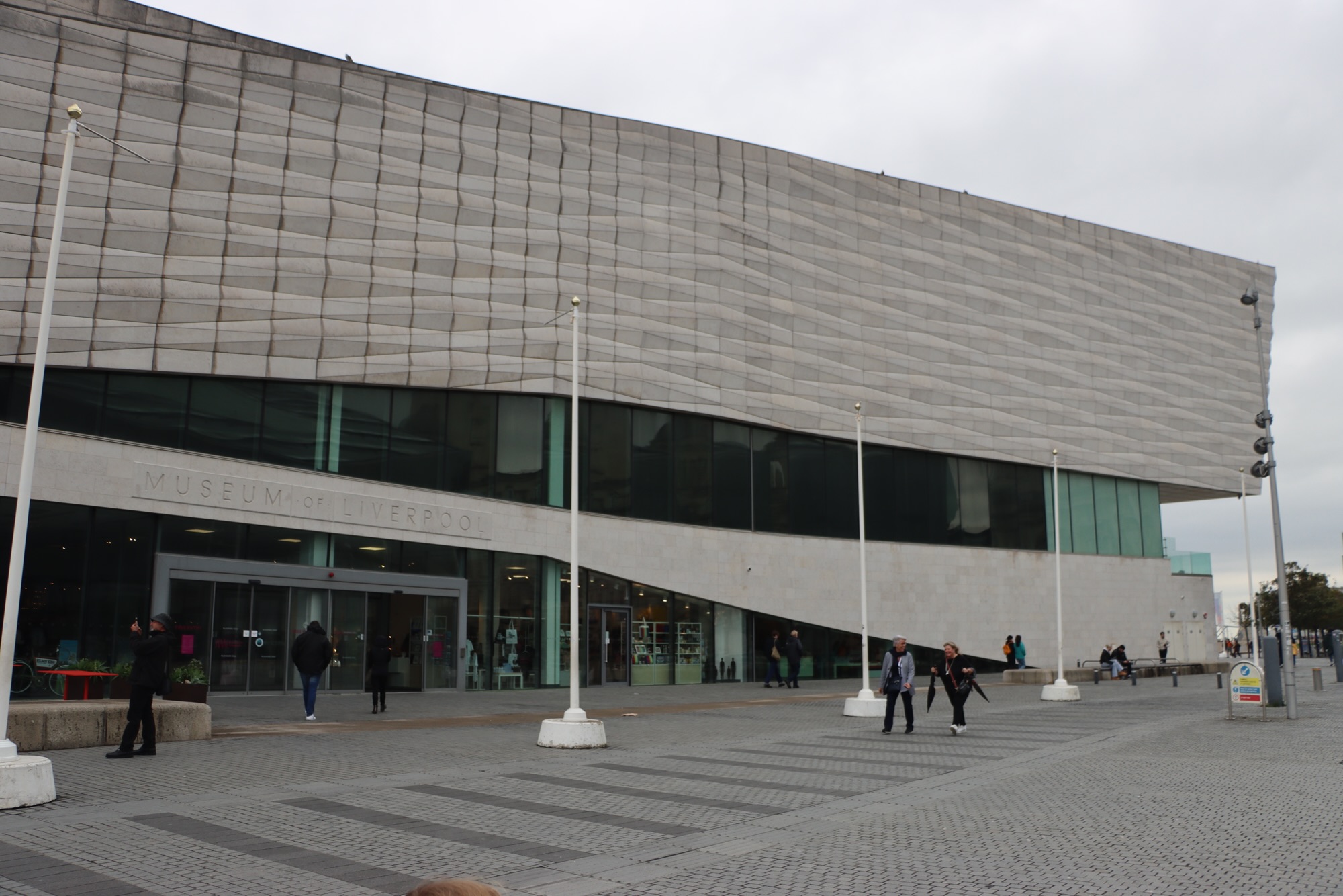 A photo of the outside of the Museum of Liverpool
