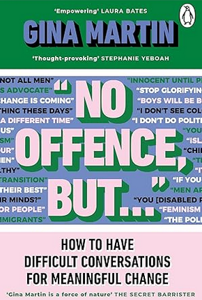 The cover to the book 'No Offence, But' by Gina Martin