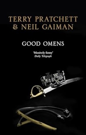 The cover of Good Omens by Terry Pratchett and Neil Gaiman
