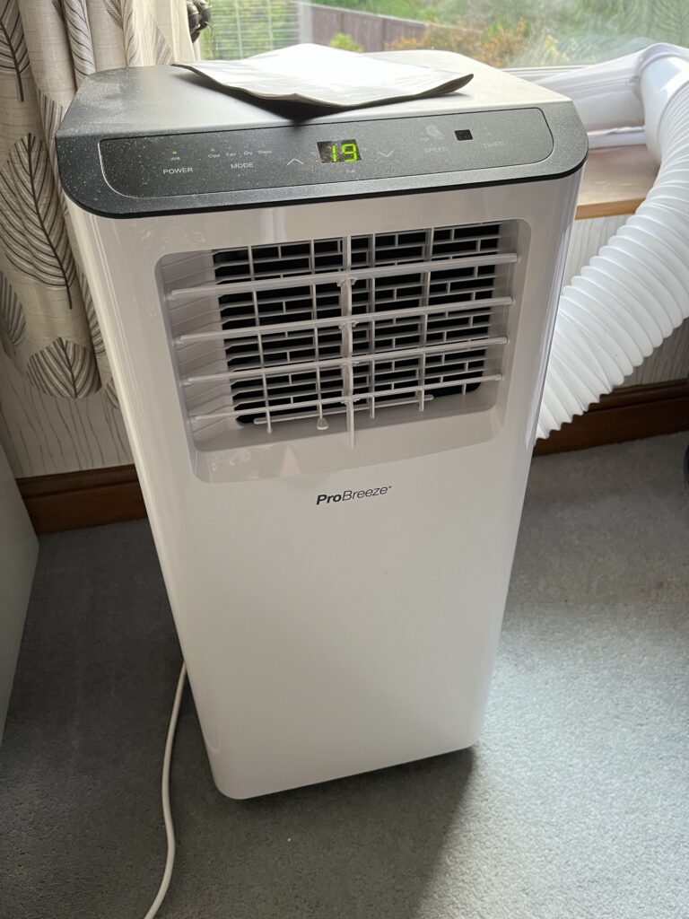 A photo of our ProBreeze portable air conditioner