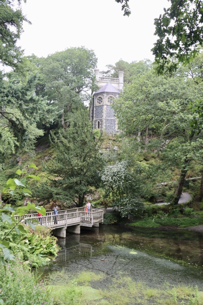A photo of Bodnant Garden.