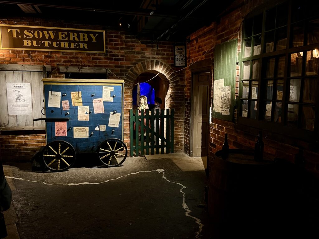 A view of Disease Street inside the Thackray Museum of Medicine