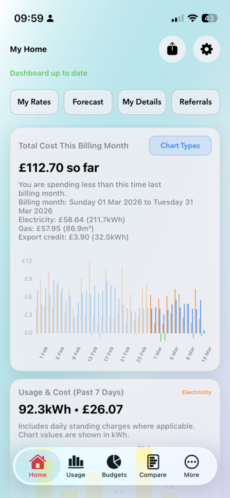 A screenshot of the Octo-Aid app