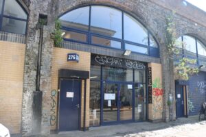 A photo of the outside of the Vagina Museum in Bethnal Green.